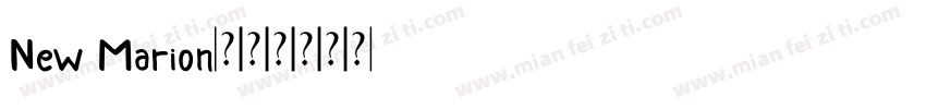 New Marion字体转换
